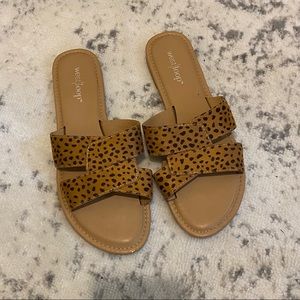 Dalmatian Print Sandals